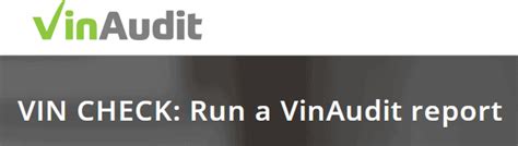 Vinaudit coupons  ‎Scan your VIN for an instant VIN check! And order a full NMVTIS vehicle history report from VinAudit